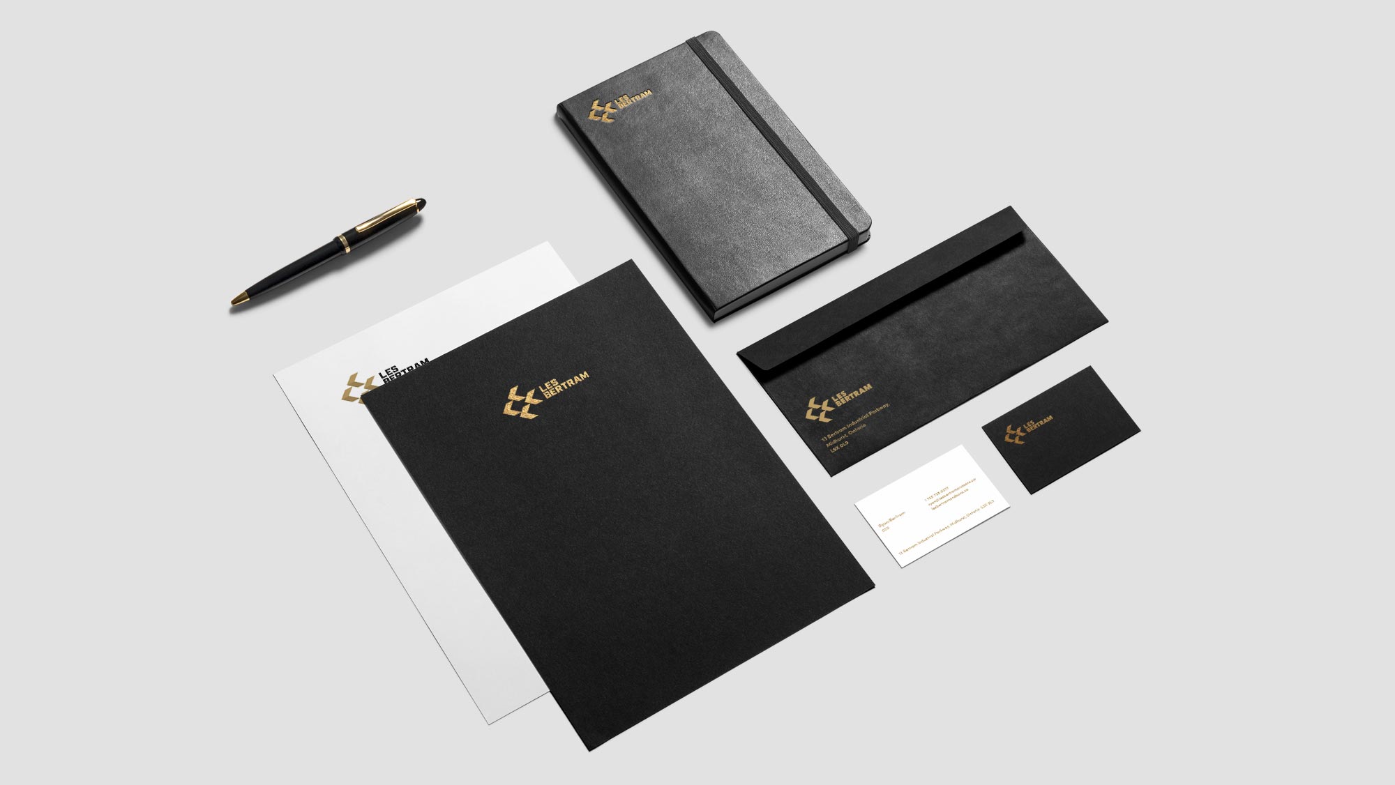 Construction Letterhead, Business Card & Stationery Design