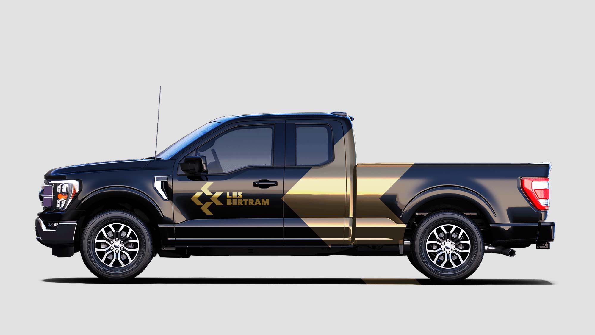 Construction Truck Vehicle Wrap Design