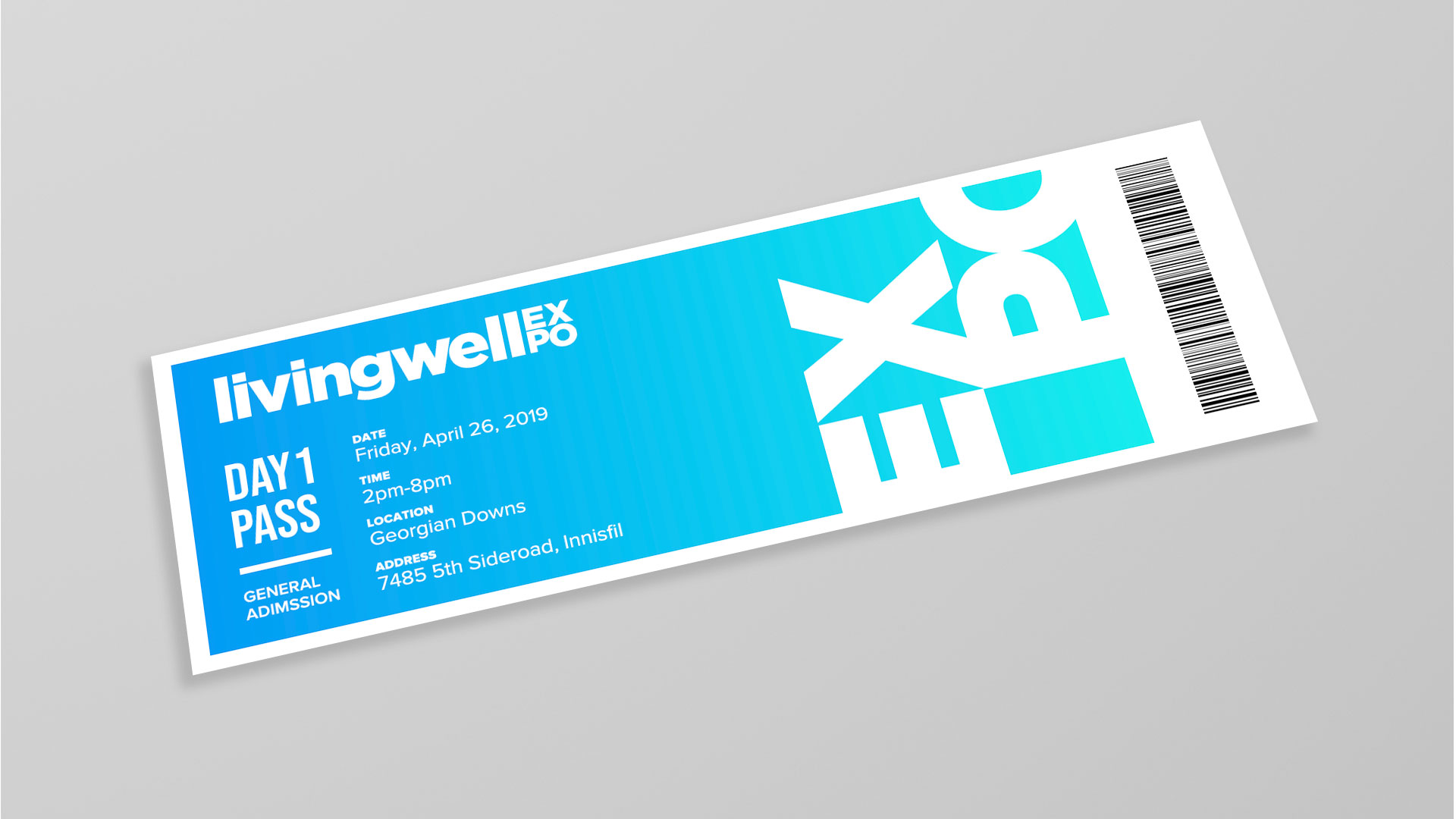 Conference Exhibitor Ticket Design